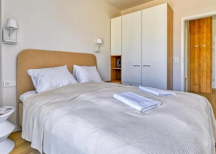 Apartment Ostseeresidenz D208 Eco Boho Z Basenem, Sauna, Jacuzzi, Przy Samej Plazy - 5d *