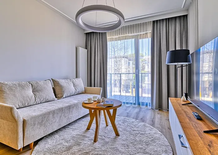 Ostseeresidenz D208 Eco Boho Z Basenem, Sauna, Jacuzzi, Przy Samej Plazy - 5d Apartment