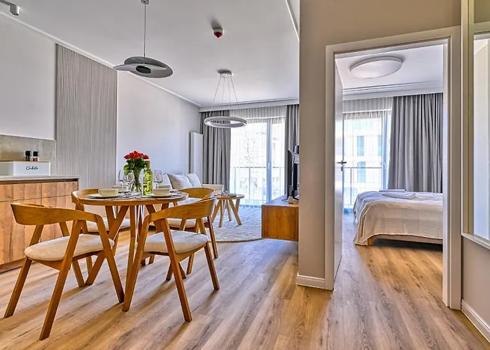 Ostseeresidenz D208 Eco Boho Z Basenem, Sauna, Jacuzzi, Przy Samej Plazy - 5d Apartment Niechorze